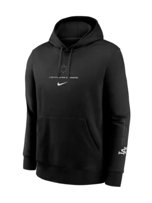 Dodgers Nike Black Lights Out Club Hoodie
