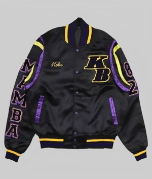 Lakers Black Mamba Hall of Fame Kobe Bryant Varsity Jacket