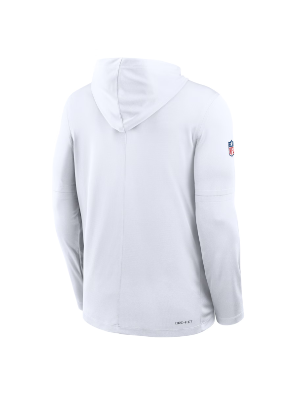Kansas City Chiefs Sideline Performance Long Sleeve Hoodie T-Shirt Kansas City Chiefs Sideline Performance Long Sleeve Hoodie T-Shirt