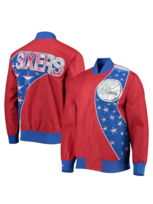Mitchell & Ness Philadelphia 76ers Warm-Up Jacket