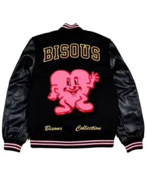 Leo Reich Too Much Black Varsity Jacket