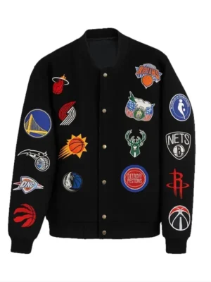 NBA Collage Patch Jacket