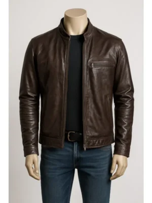 Chicago PD Hank Voight Brown Leather Jacket