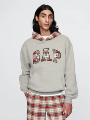 Gap Plaid Hoodie