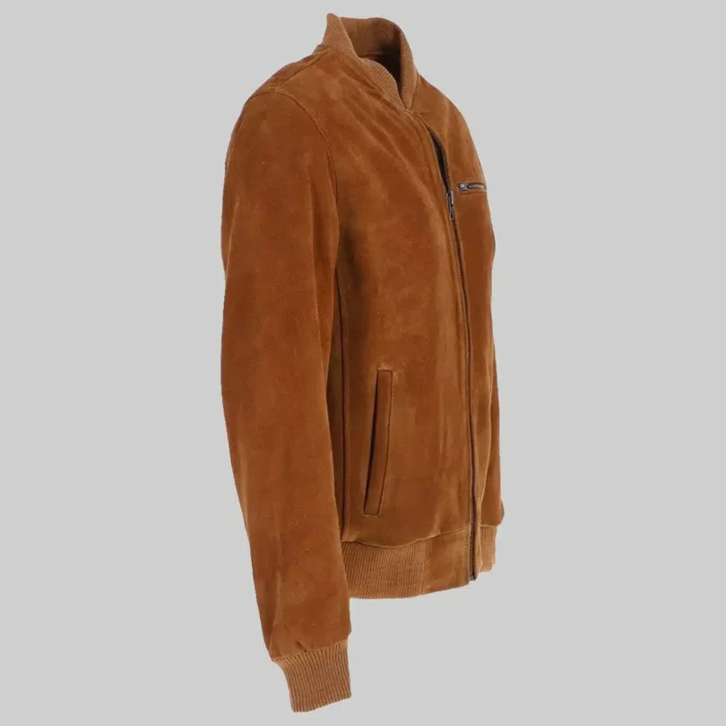 Mens Tan Brown Suede Jacket Mens Tan Brown Suede Jacket