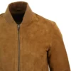 Mens Brown Classic Suede Leather Blazer