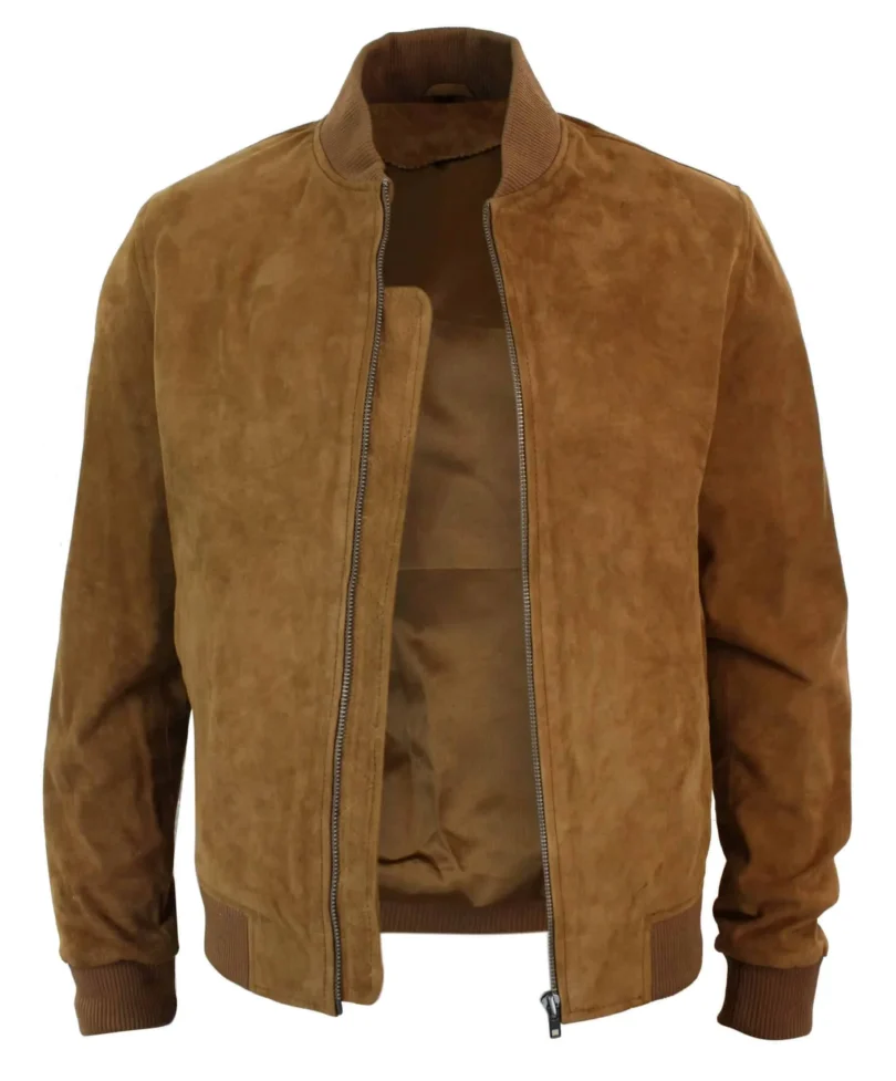 Mens Brown Classic Suede Leather Blazer Mens Brown Classic Suede Leather Blazer