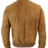 Mens Brown Classic Suede Leather Blazer