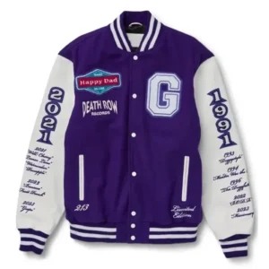 Happy Dad x Death Row Varsity Jacket