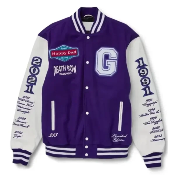 Happy Dad x Death Row Varsity Jacket