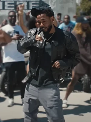 Kendrick Lamar Not Like Us Black Leather Jacket