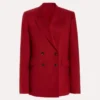Anne Hathaway The Idea of You Red Blazer