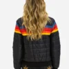 Aviator Nation 4 Stripe Rainbow Jacket