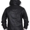 B3 Bomber Shearling Black Hoodie Jacket