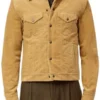 David Beckham Corduroy Jacket With Fur Collar