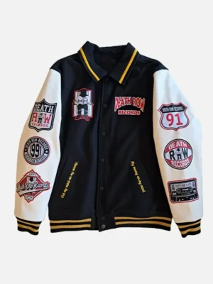 Death Row Records Patched Varsity Jacket
