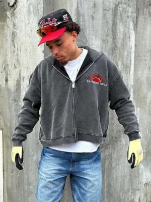 Gv Gallery Raspberry Hills Zip-Up Hoodie