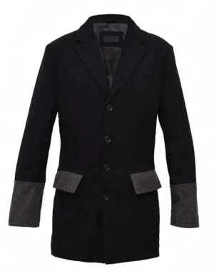 Hell On Wheels Cullen Bohannon Black Wool Coat