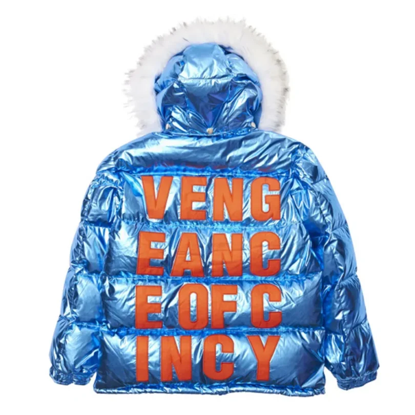 King Von Broke Opps Puffer Jacket King Von Broke Opps Puffer Jacket