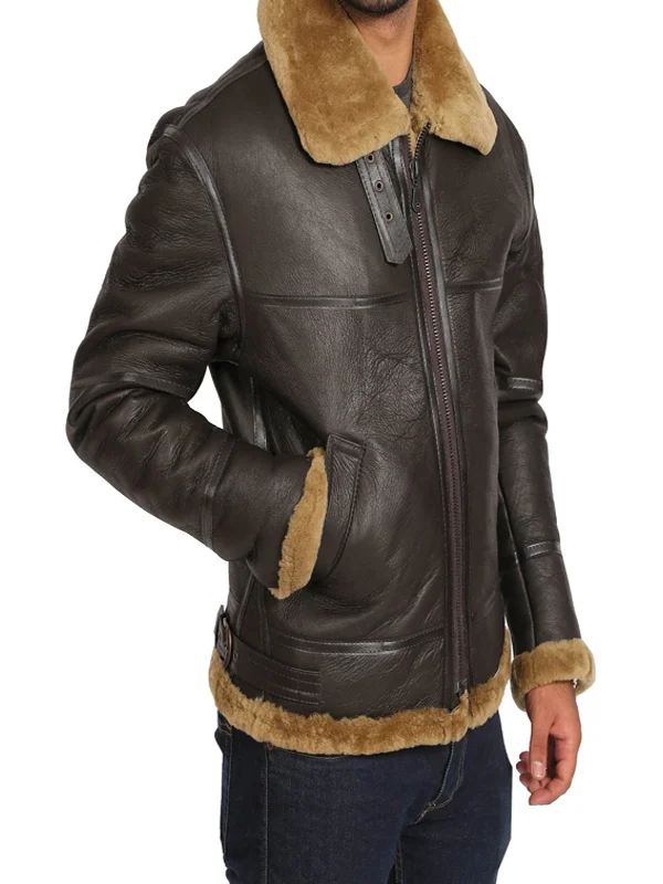 Men Brown B3 Bomber Jacket Men Brown B3 Bomber Jacket