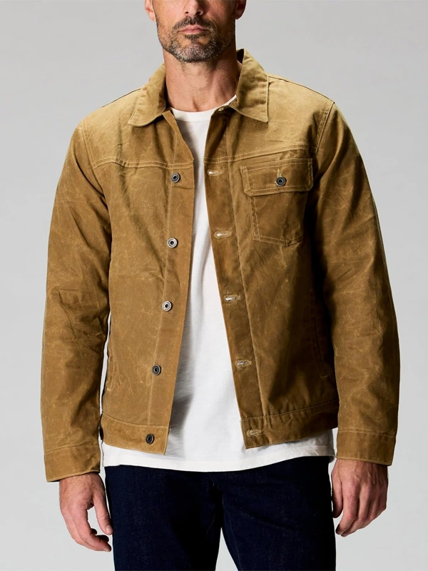 Flint and Tinder Waxed Trucker Jacket Flint and Tinder Waxed Trucker Jacket